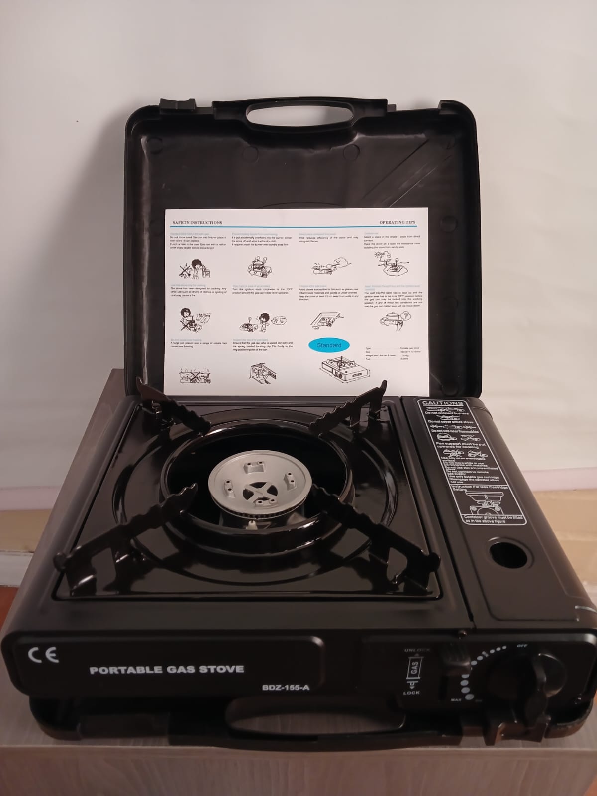 Cocinilla portátil a gas camping