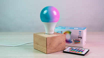 Ampolleta Led RGB 15W + Control remoto