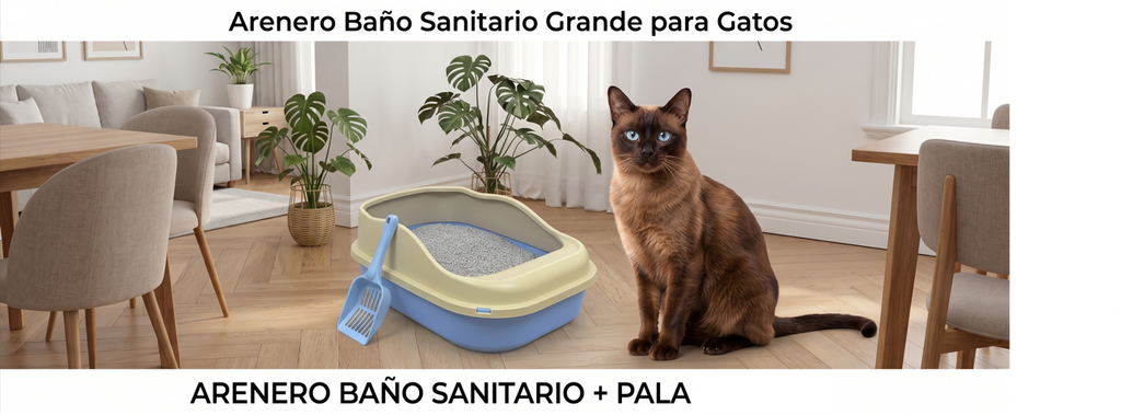 Arenero para gato + Pala