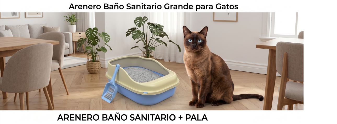 Arenero para gato + Pala