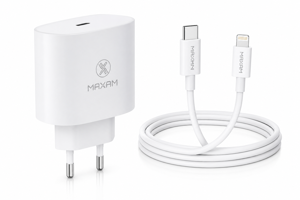 Cargador Iphone Lightning 3A USB-C Iphone 25W 1 Entrada