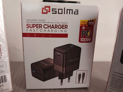 Cargador de celular tipo C 100w