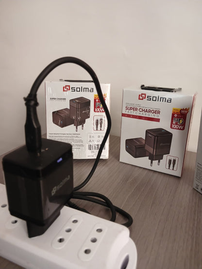 Cargador de celular tipo C 100w