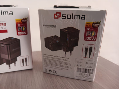 Cargador de celular tipo C 100w
