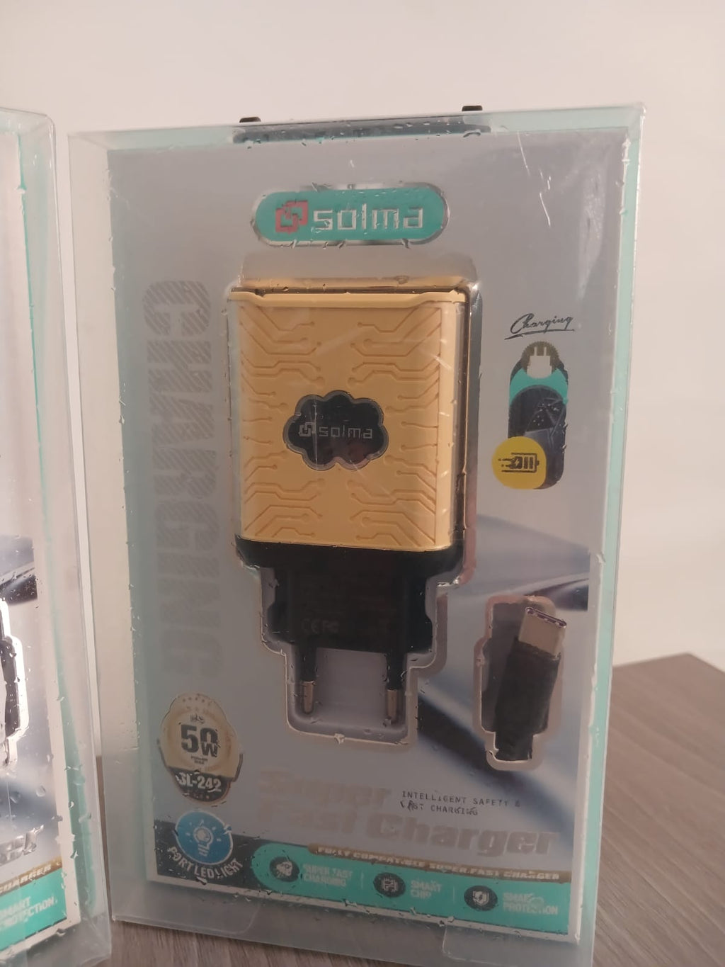 Cargador de celular tipo C 50w