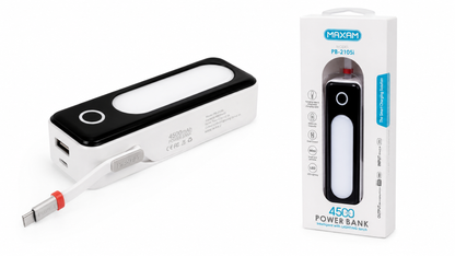 Power Bank 4500 mAh Cable USB-C Integrado
