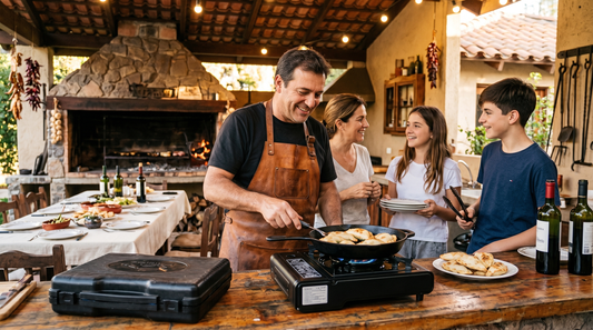 Cocinilla portátil a gas camping