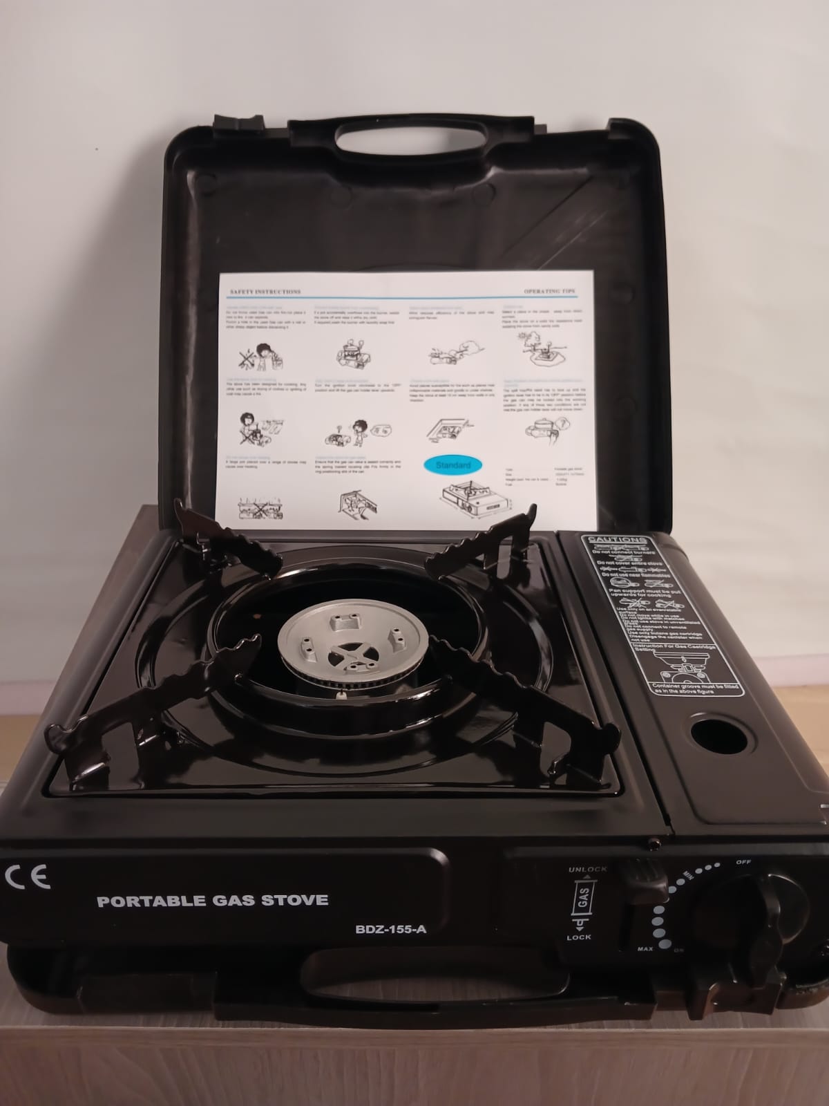 Cocinilla portátil a gas camping
