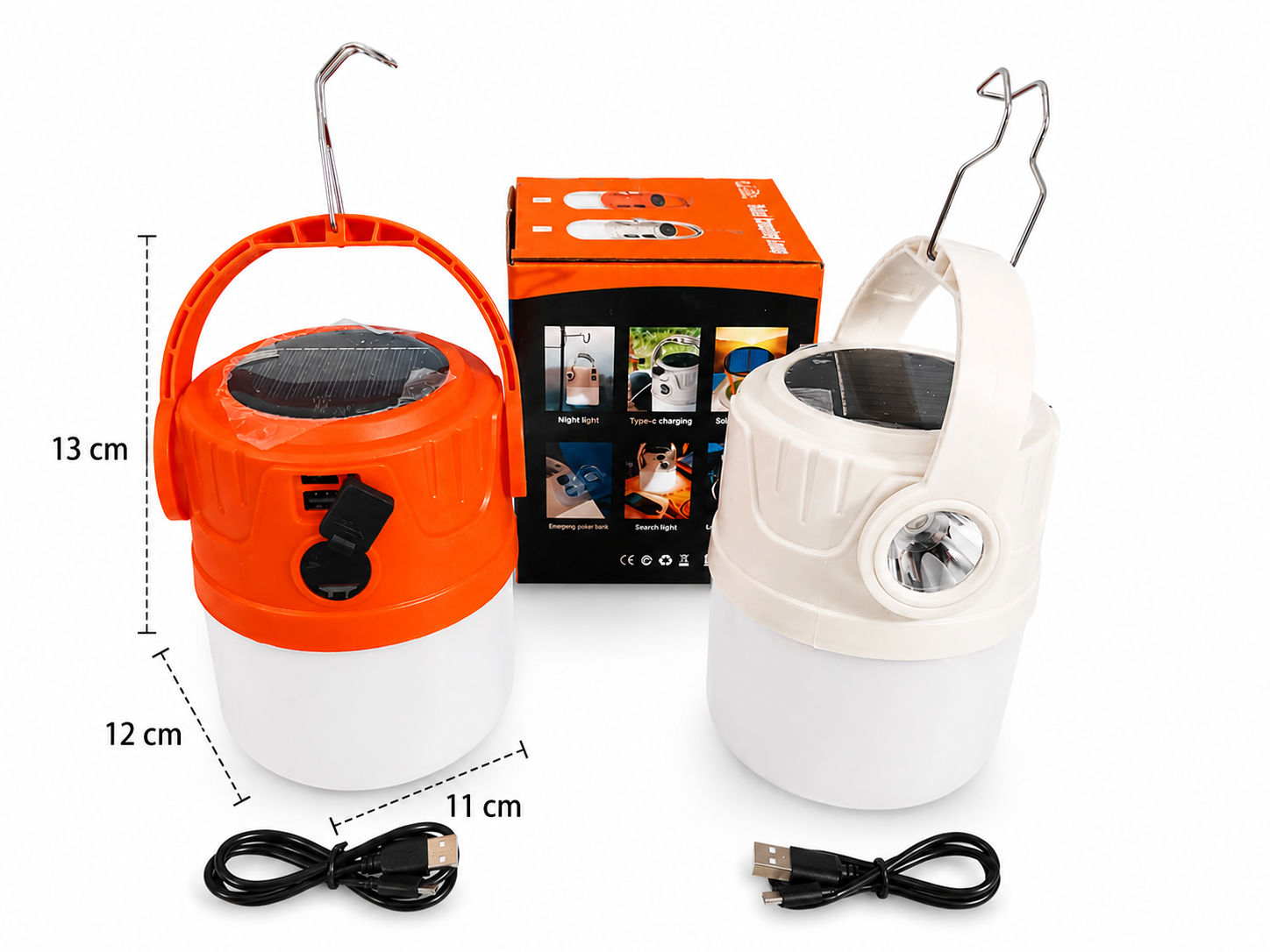 Linterna solar camping