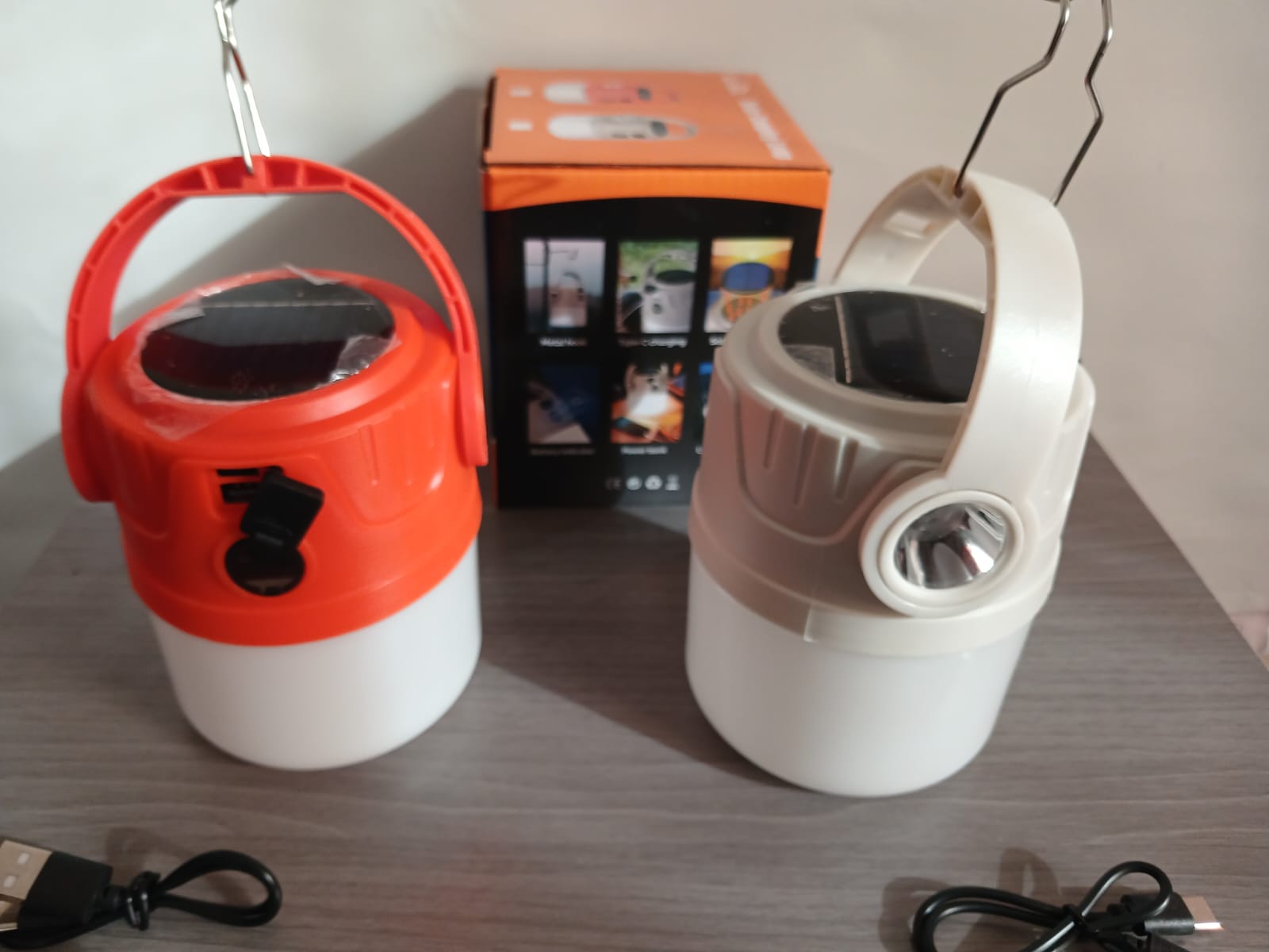 Linterna solar camping