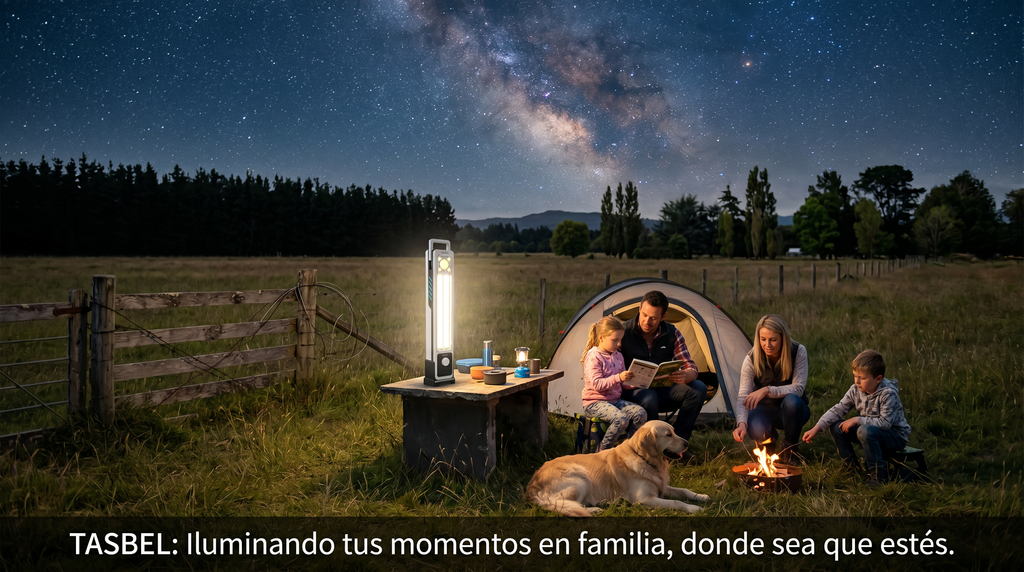 Linterna Led de Emergencia Solar Recargable