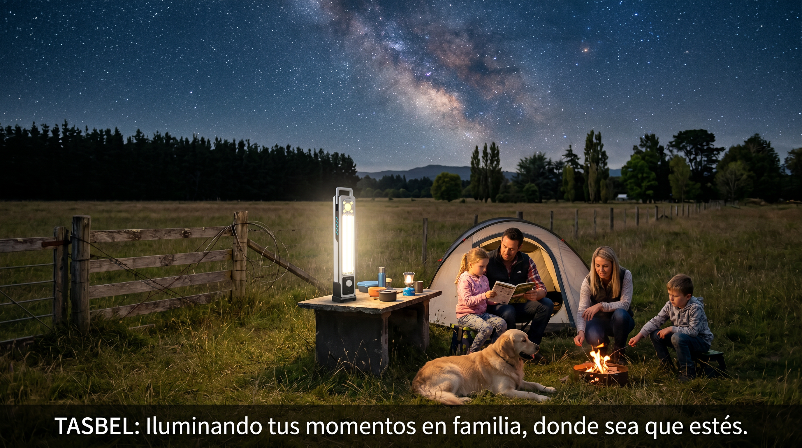 Linterna Led de Emergencia Solar Recargable