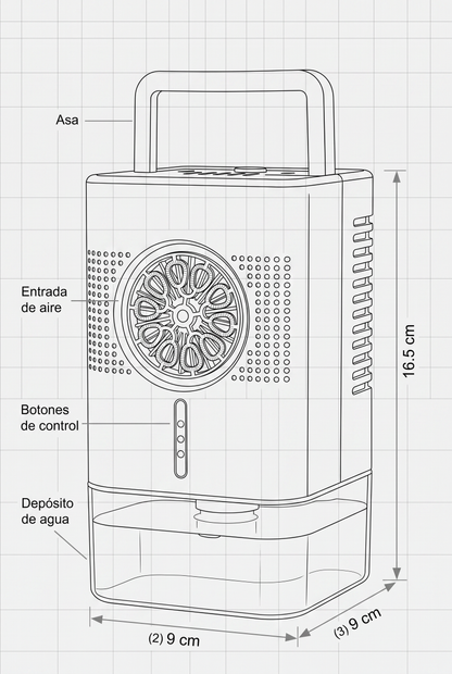 Mini Máquina de Burbujas a Pila