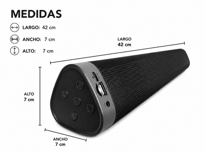 Parlante barra BT recargable USB