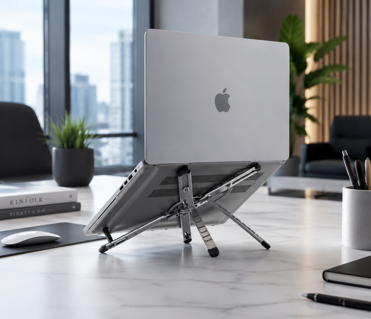 Soporte Magnético Plegable 3 en 1 (notebook, tablet, celular)