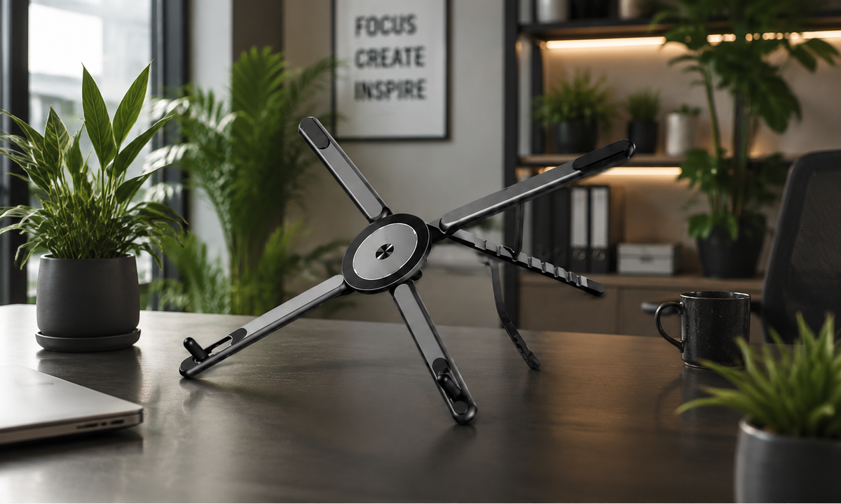 Soporte Magnético Plegable 3 en 1 (notebook, tablet, celular)
