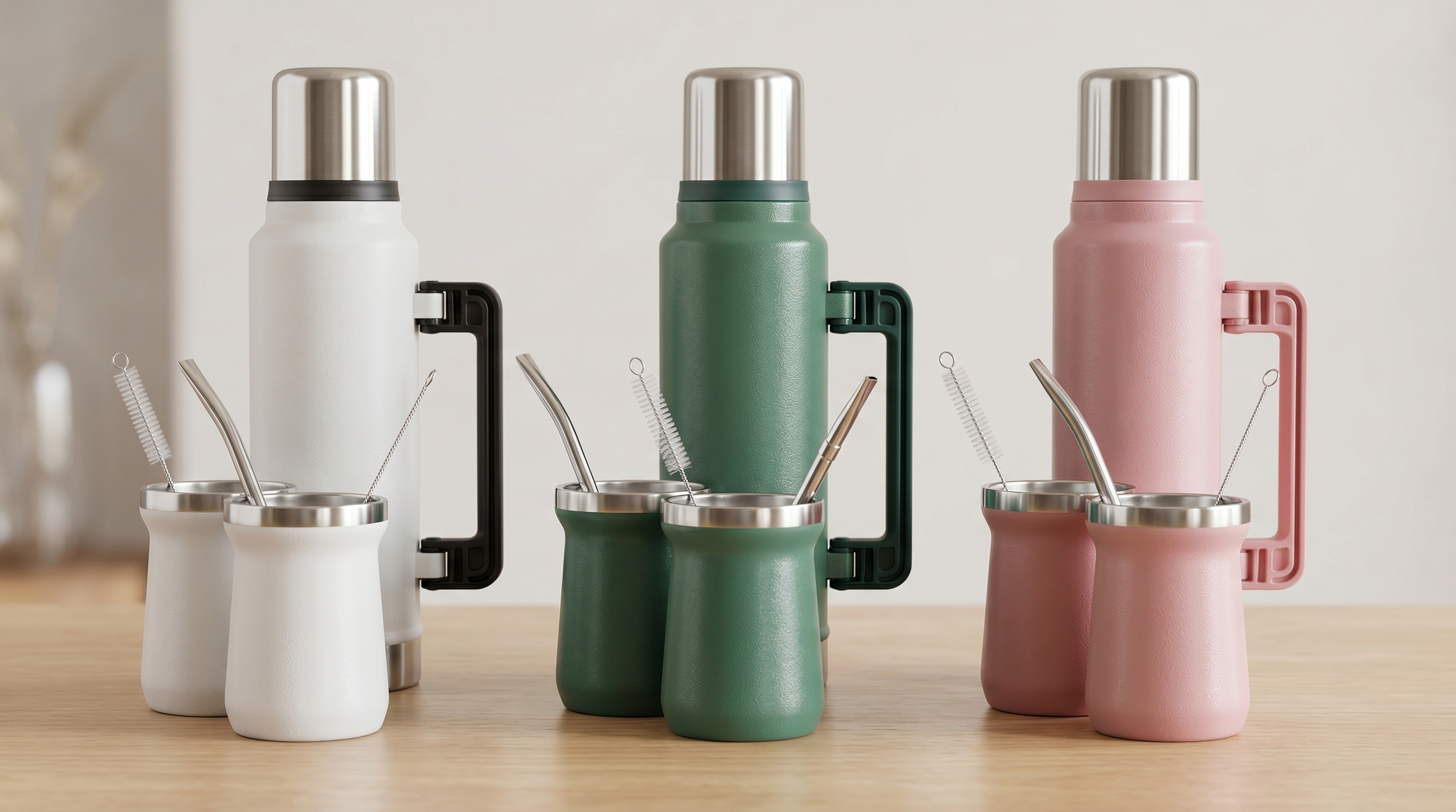 Termo acero inoxidable + mate 1400 ml