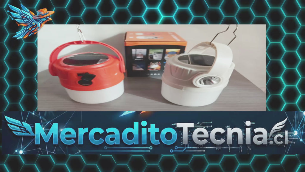 Linterna solar camping